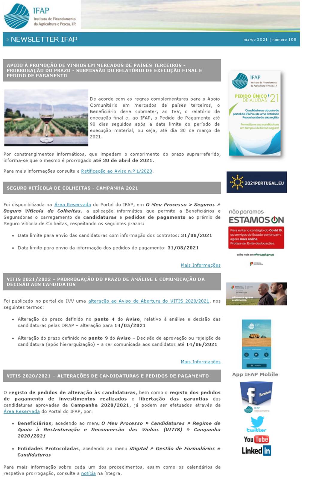 Newsletter IFAP - bloco 1