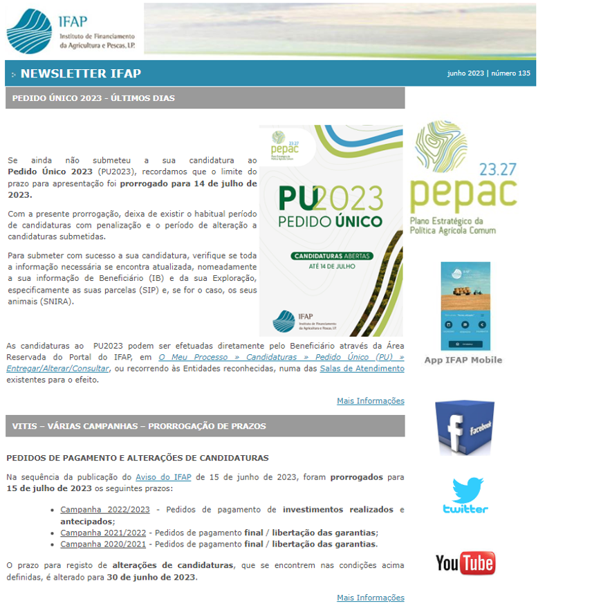 Newsletter IFAP - bloco 1