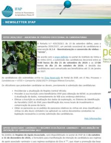 Ícone Newsletter IFAP 07.2026
